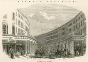 The Quadrant, Regent Street, London by English School