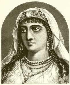 The Queen of Sheba by English School