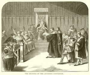 The Reading of the Augsburg Confession by English School