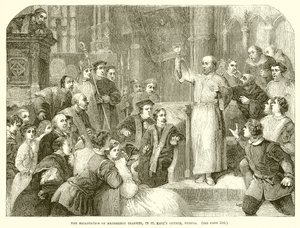The Recantation of Archbishop Cranmer in St. Mary