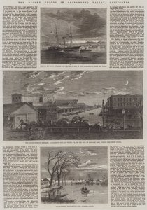 The Recent Floods in Sacramento Valley, California by English School
