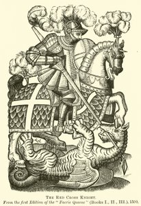 The Red Cross Knight by English School
