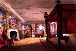 The Red Room, Cotehele House by English School