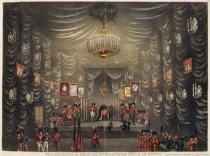 The Remains of H.R.H. the Duke of York Lying in State