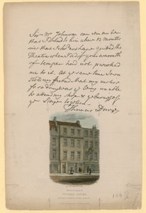 The Residence of Thomas Davies, Russell Street, Covent Garden, London