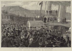 The Return of Mr H M Stanley by English School