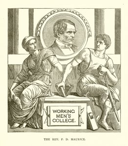 The Rev. F. D. Maurice by English School