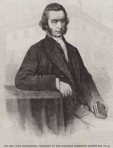 The Reverend John Rattenbury, President of the Wesleyan Methodist Society for 1861-62 by English School
