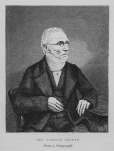 The Reverend Patrick Bronte (engraving) by English School