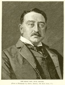 The Right Hon. Cecil Rhodes by English School