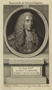 The Right Honorable Lord Camden, Lord Chancellor by English School