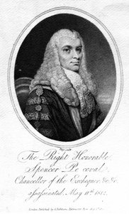 The Right Honorable Spencer Perceval, 1812 by English School