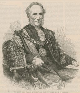 The Right Honourable Warren Stormes Hales, the New Lord Mayor of London