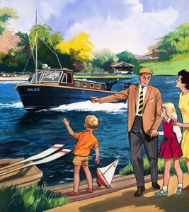 The River Police by English School