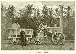 The Rocket, 1829 by English School
