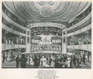 The Royal Cobourg Theatre, Surrey by English School