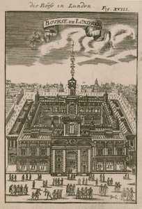 The Royal Exchange, London by English School