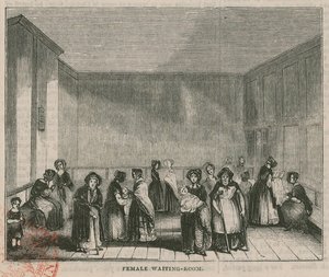 The Royal Free Hospital, Grays Inn Road, London: Female Waiting Room by English School
