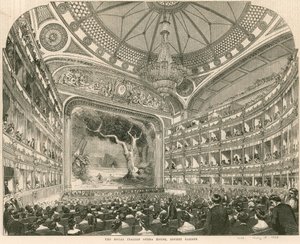 The Royal Italian Opera House, Covent Garden, London by English School