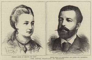 The Royal Marriage in Belgium by English School
