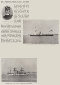 The Royal Navy at Apia by English School