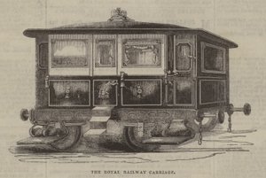 The Royal Railway Carriage by English School