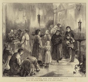 The Russian People and the Greek Church by English School