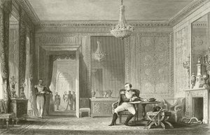 The Salon of Abdication, Fontainebleau by English School