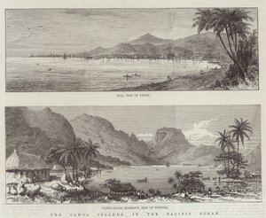 The Samoa Islands, in the Pacific Ocean by English School
