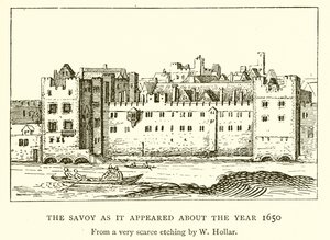 The Savoy as it appeared about the Year 1650