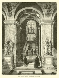 The Scala Sancta, or Holy Staircase by English School