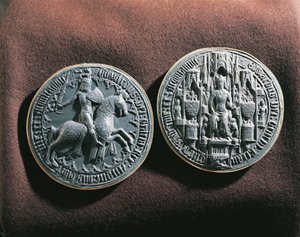 The Seal of King Edward III of England by English School