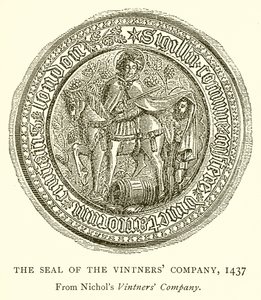 The Seal of the Vintners Company, 1437 by English School