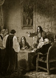 The Seven Bishops before the Privy Council by English School