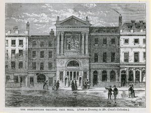 The Shakespeare Gallery, Pall Mall, London by English School