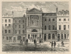 The Shakespeare Gallery on Pall Mall by English School