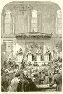 The Sheriffs appearing in the Custody of the Serjeant-at-Arms before Court of Queen