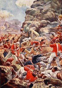 The Siege of Delhi, 1857: Storming the Breach on September 14th by English School