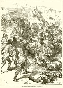 The Siege of Waterford by English School