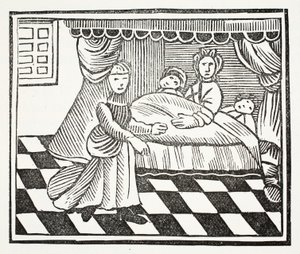 The Significance of Dreams, illustration from Chap-books of the Eighteenth Century by John Ashton, pub. 1882 by English School
