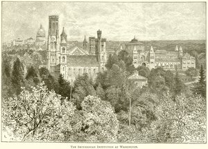 The Smithsonian Institution at Washington by English School