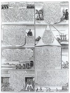 The Solemn League and Covenant of 1643, engraved by W. Hollar by English School