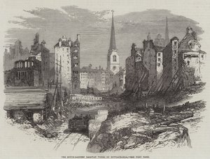 The South-Eastern Railway Works on Dowgate-Hill by English School