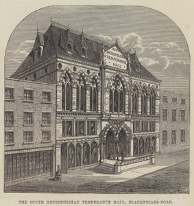 The South Metropolitan Temperance Hall, Blackfriars-Road by English School