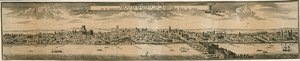 The South Prospect of London, after the Great Fire of 1666 by English School