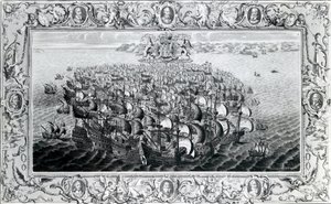 The Spanish Armada, published by John Pine
