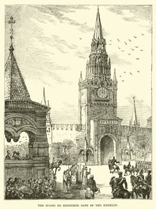 The Spaski or Redeemer Gate of the Kremlin by English School