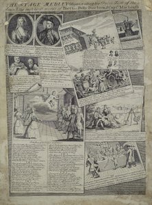 The Stage Medley Representing the Polite Taste of the Town & the Matchless Merits of Poet G., Polly Peachum and Captain Macheath, c.1728