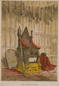The Stone of Scone in the Coronation Chair