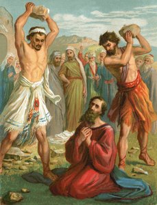 The Stoning of Stephen by English School